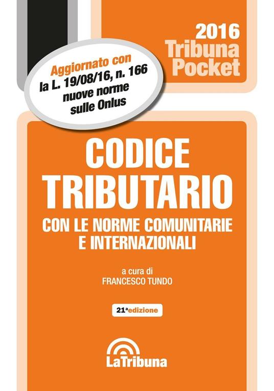 Codice tributario - copertina