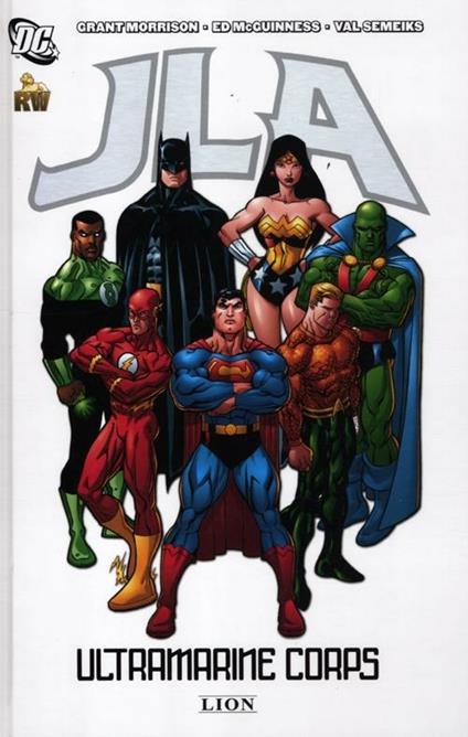 JLA. Ultramarine Corps - Grant Morrison,Ed McGuinness,Val Semeiks - copertina