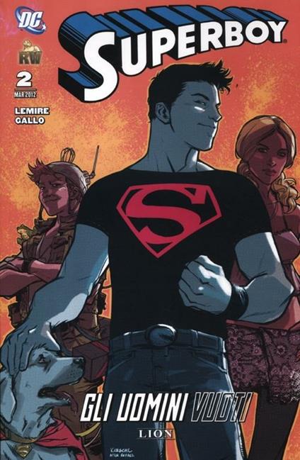 Gli uomini vuoti. Superboy. Vol. 2 - Jeff Lemire,Pier Gallo - copertina