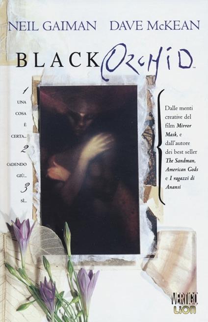 Black orchid - Neil Gaiman,Dave McKean - copertina