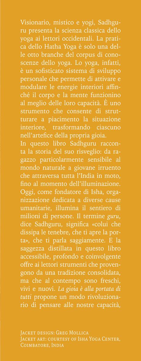 La gioia è alla portata di tutti. La via dello yoga - Sadhguru - 3