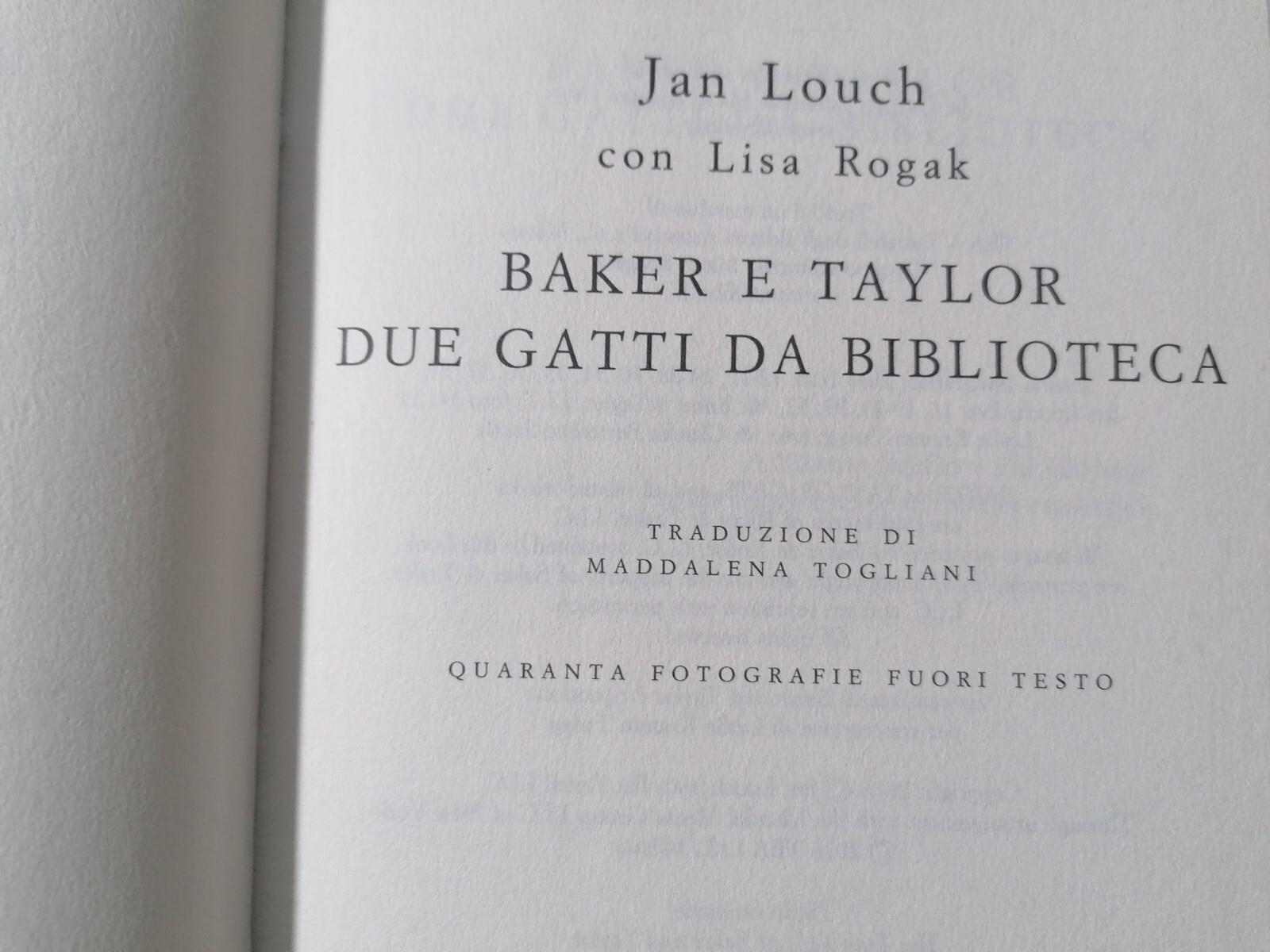Baker & Taylor, due gatti da biblioteca
