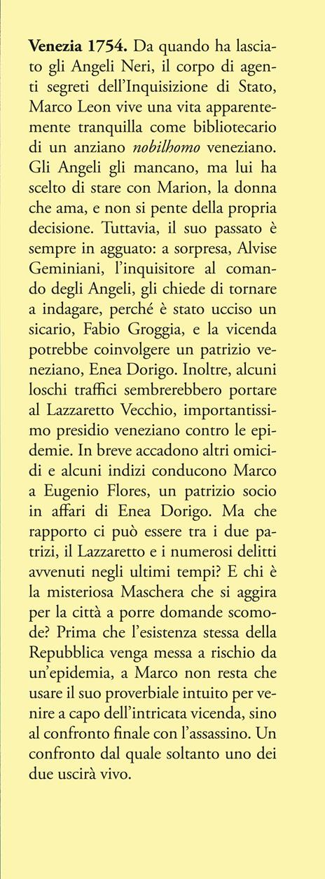 L'enigma della maschera. Un'indagine di Marco Leon, agente dell'Inquisizione di Stato - Paolo Lanzotti - 2