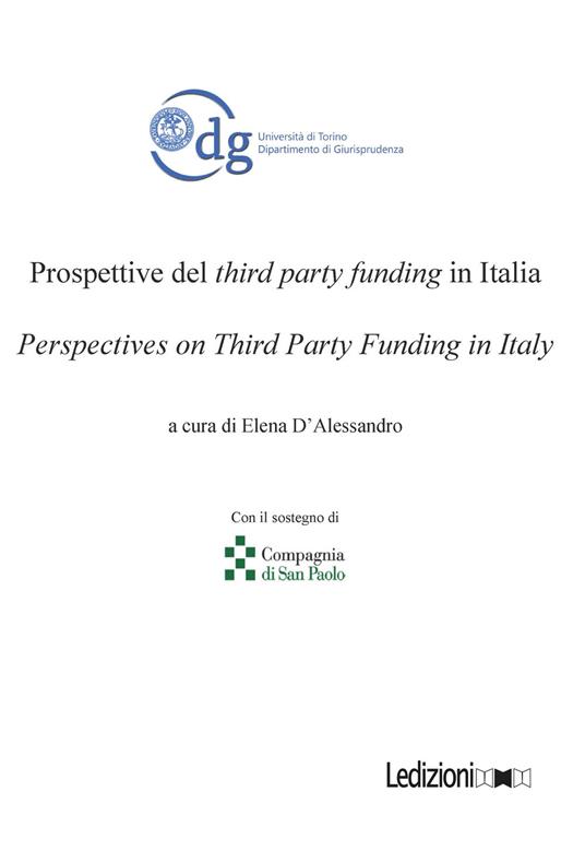 Prospettive del third party funding in italia - copertina