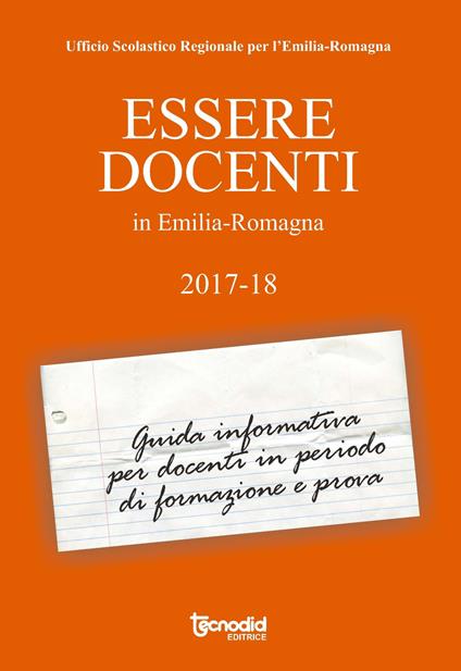 Essere docenti in Emilia-Romagna 2017-18 - copertina