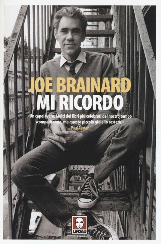 Mi ricordo - Joe Brainard - copertina