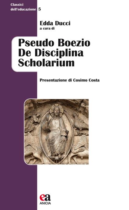 Pseudo Boezio De disciplina scholarium - copertina