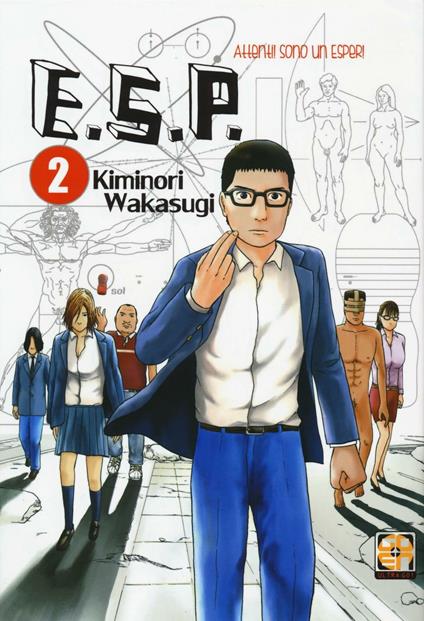 E.S.P. attenti! Sono un esper!. Vol. 2 - Kiminori Wakasugi - copertina