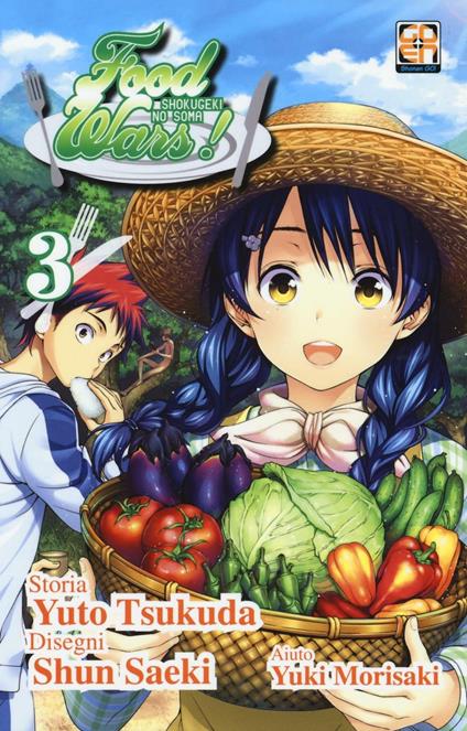 Food wars!. Vol. 3 - Yuto Tsukuda,Shun Saeki,Yuki Morisaki - copertina