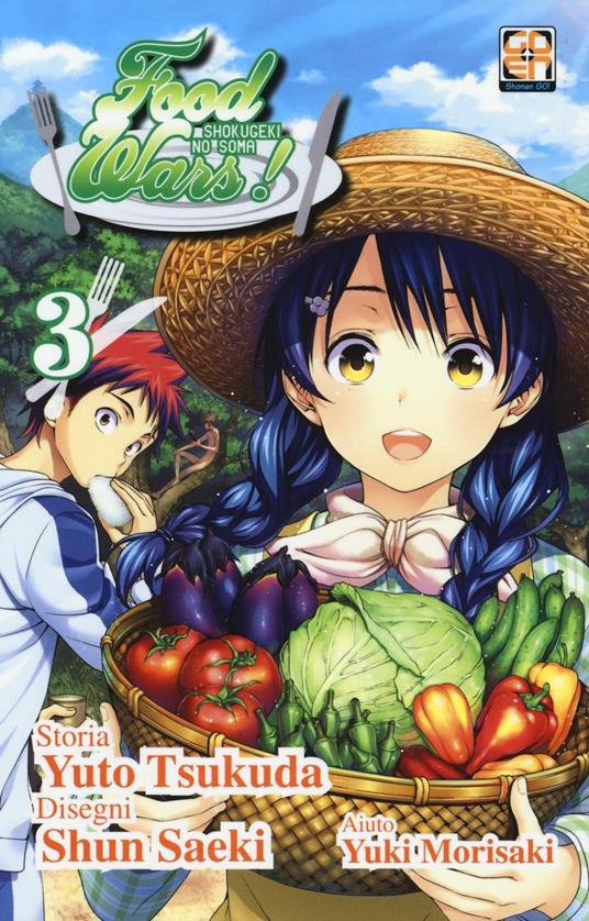 Food wars!. Vol. 3 - Yuto Tsukuda,Shun Saeki,Yuki Morisaki - copertina