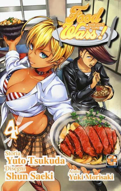 Food wars!. Vol. 4 - Yuto Tsukuda,Shun Saeki,Yuki Morisaki - copertina