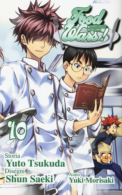 Food wars!. Vol. 10 - Yuto Tsukuda,Shun Saeki,Yuki Morisaki - copertina