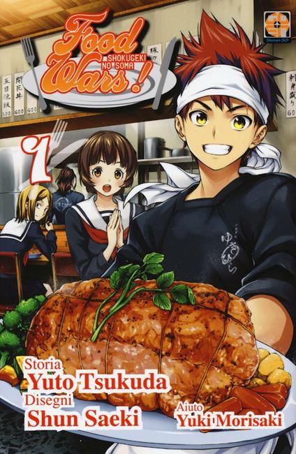 Food wars!. Vol. 1 - Yuto Tsukuda,Shun Saeki,Yuki Morisaki - copertina