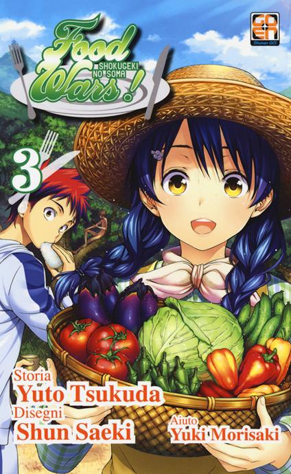 Food wars!. Vol. 3 - Yuto Tsukuda,Shun Saeki,Yuki Morisaki - copertina