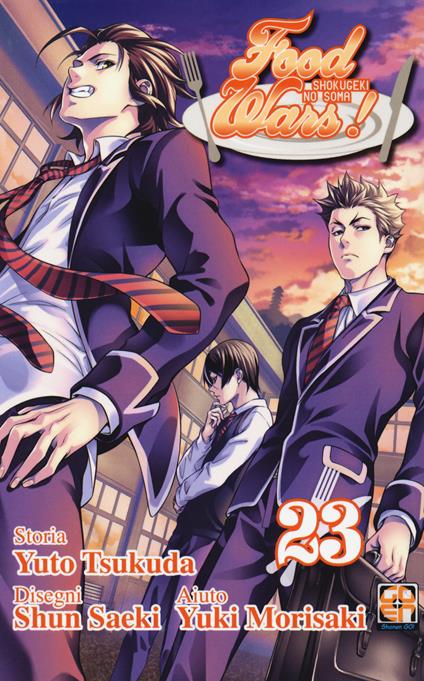 Food wars!. Vol. 23 - Yuto Tsukuda,Shun Saeki,Yuki Morisaki - copertina