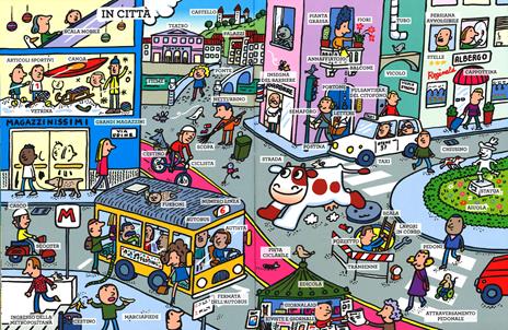 Il grande libro delle parole di mucca Moka. Ediz. illustrata - Agostino Traini - 4