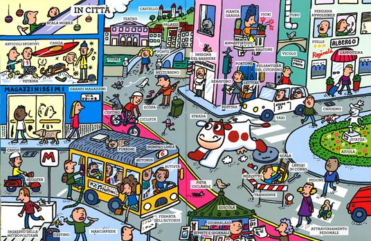 Il grande libro delle parole di mucca Moka. Ediz. illustrata - Agostino Traini - 4