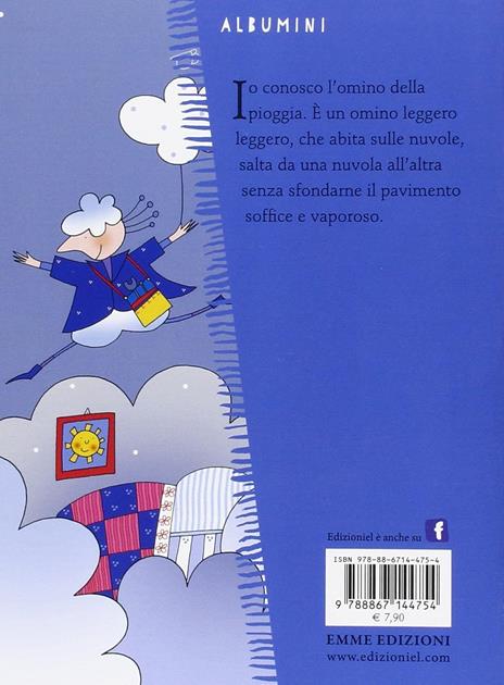 L'omino della pioggia. Ediz. a colori - Gianni Rodari,Nicoletta Costa - 2