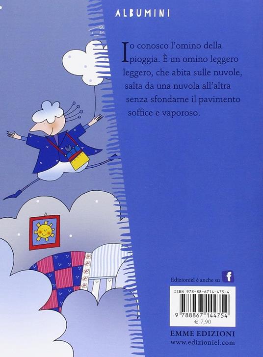 L'omino della pioggia. Ediz. a colori - Gianni Rodari,Nicoletta Costa - 2