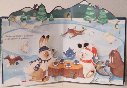 Natale polare. Libro pop-up - Janet Lawler,Pippa Curnick,Yevgeniya Yeretskaya - 3