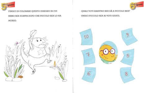 T-rex va a scuola. Una storia in 5 minuti! Ediz. a colori - Stefano Bordiglioni - 5