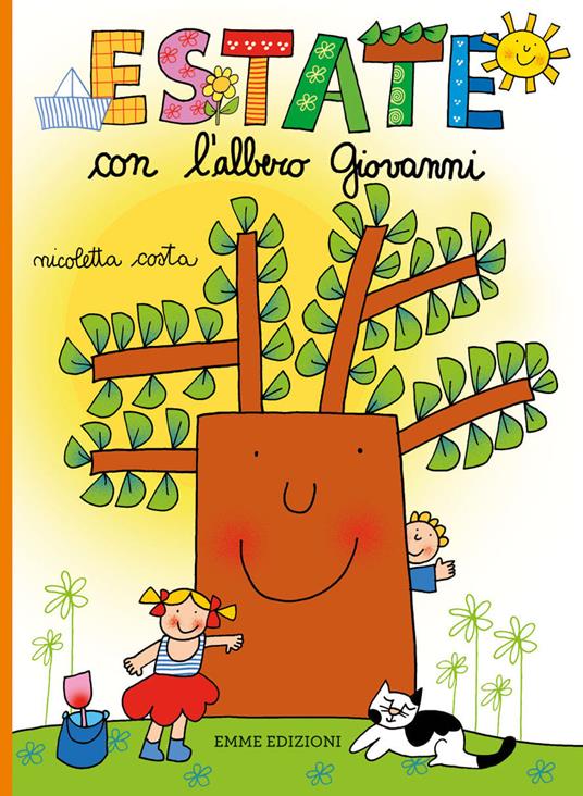 Estate con l'albero Giovanni. Ediz. a colori - Nicoletta Costa - copertina