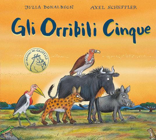 Gli Orribili Cinque - Julia Donaldson - copertina