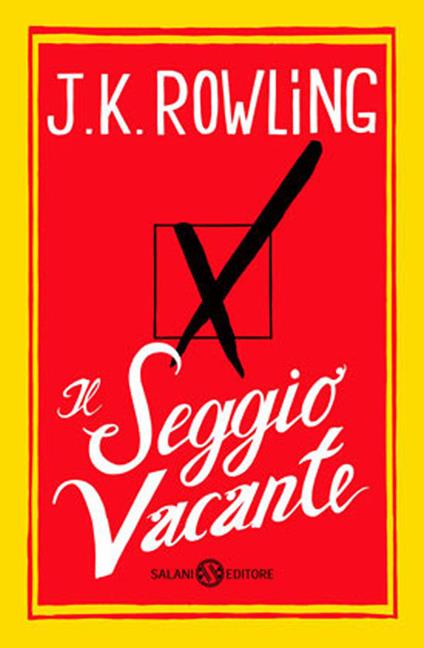 Il seggio vacante - J. K. Rowling - copertina