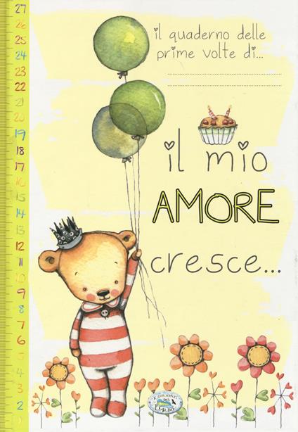 Il quaderno delle prime volte di... Il mio amore cresce... - Maria Ferri - copertina