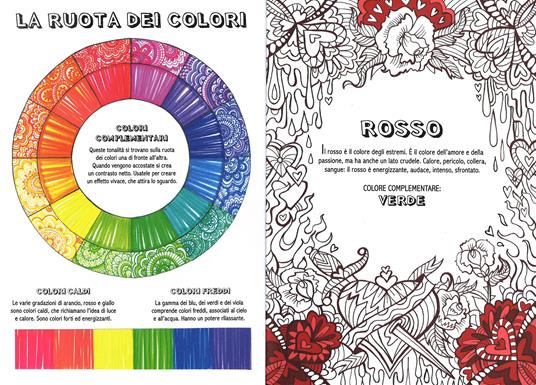 Art therapy. Colour therapy colouring book. Elimina lo stress con colori e scarabocchi - 2