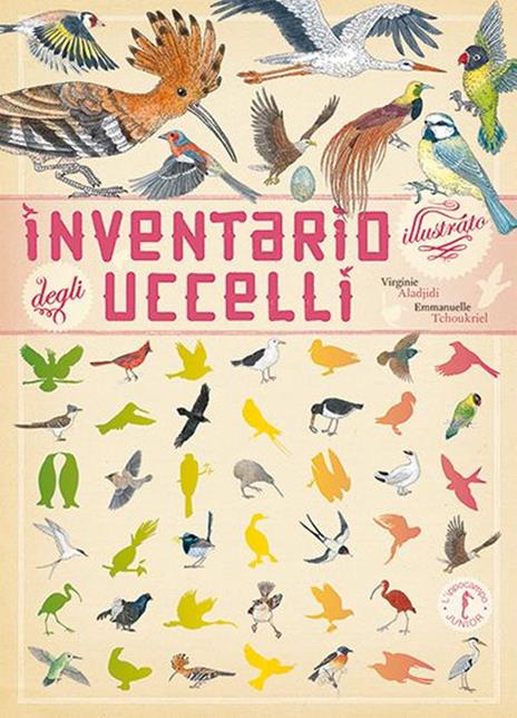 Inventario illustrato degli uccelli - Emmanuelle Tchoukriel,Virginie Aladjidi - copertina
