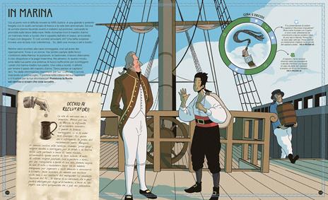 Pericolo pirati. Decidi il tuo destino con la ruota della sopravvivenza. Gira e sopravvivi. Ediz. a colori - Emily Hawkins,R. Fresson - 3