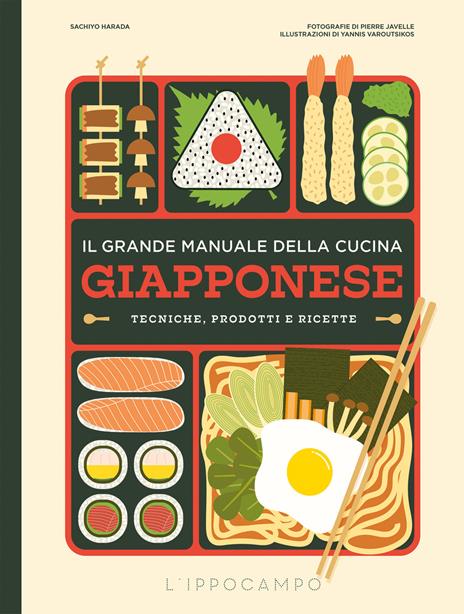 Il grande manuale della cucina giapponese - Sachiyo Harada - copertina