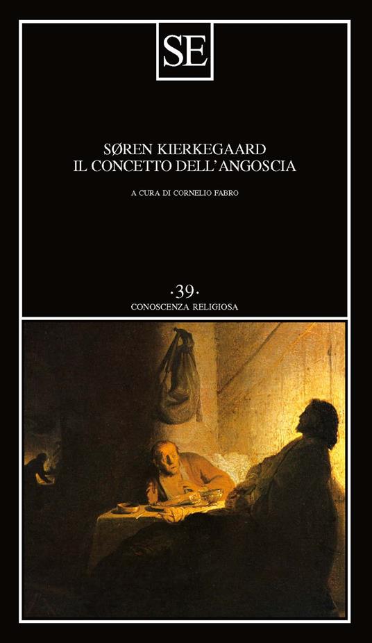 Il concetto dell'angoscia - Søren Kierkegaard - copertina