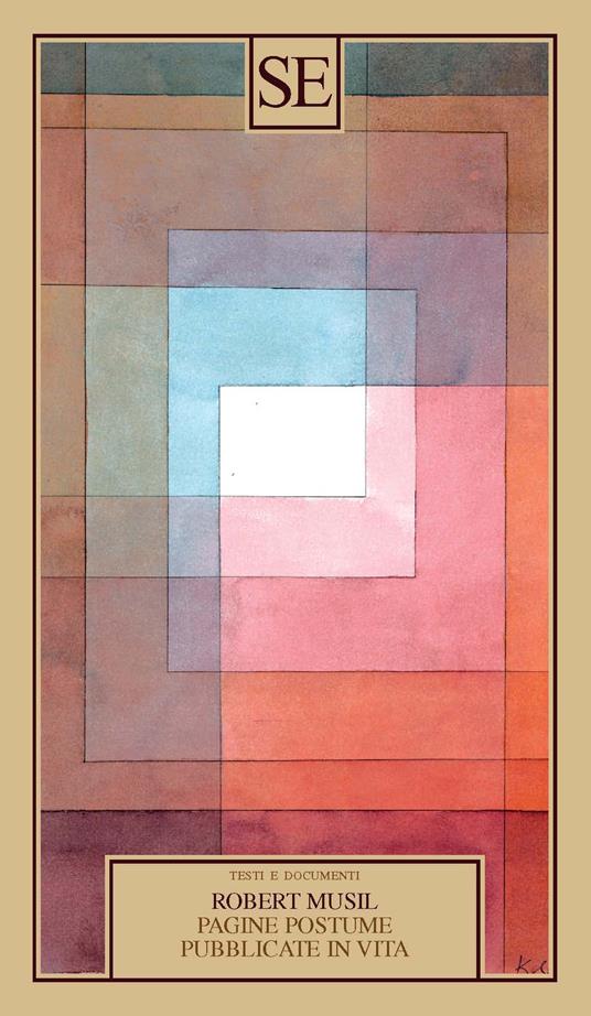 Pagine postume pubblicate in vita - Robert Musil - copertina