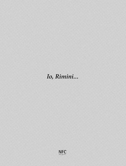 Io, Rimini... - copertina