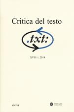 Critica del testo. Vol. 17\1