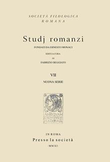Studj romanzi. Nuova serie. Vol. 7