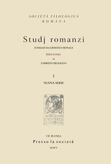 Studj romanzi. Nuova serie. Vol. 1
