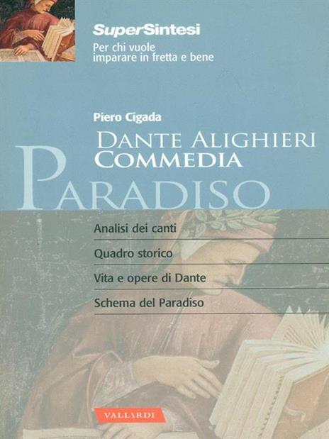 Dante alighieri. Commedia. Paradiso - Piero Cigada - copertina