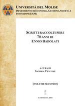 Scritti raccolti per i 70 anni di Ennio Badolati. Vol. 2