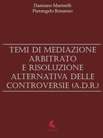 Temi di mediazione, arbitrato e risoluzione alternativa delle controversie - copertina