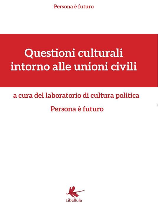 Questioni culturali intorno alle unioni civili - copertina