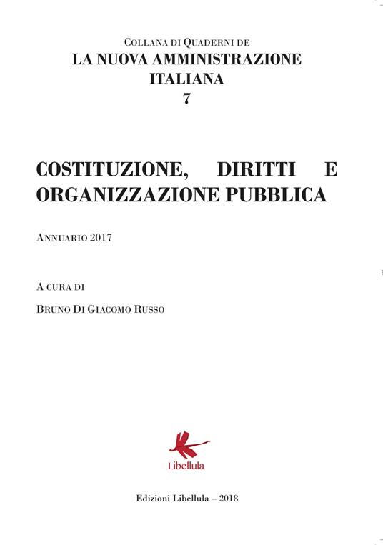 La nuova amministrazione italiana. Vol. 7: Costruzione, diritti e organizzazione pubblica - copertina