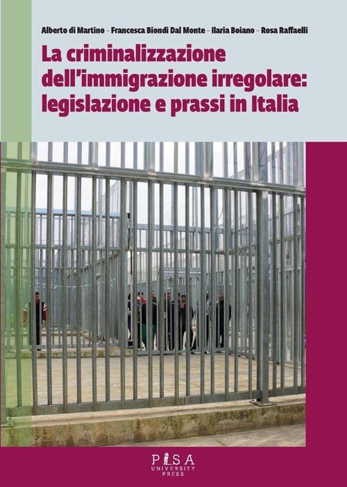 La criminalizzazione dell'immigrazione irregolare: legislazione e prassi in Italia - copertina