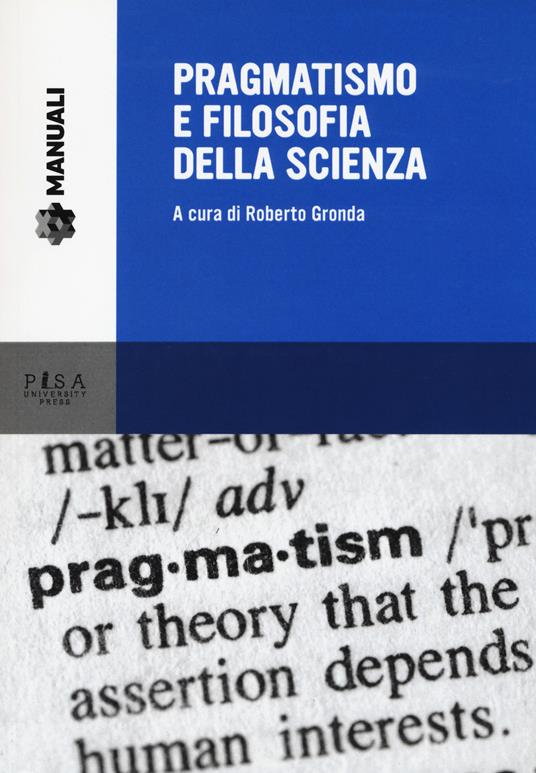Pragmatismo e filosofia della scienza - copertina