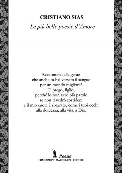 Le più belle poesie d'amore - Cristiano Sias - copertina