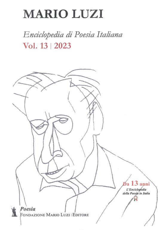Enciclopedia di poesia italiana. Mario Luzi (2023). Vol. 13 - copertina