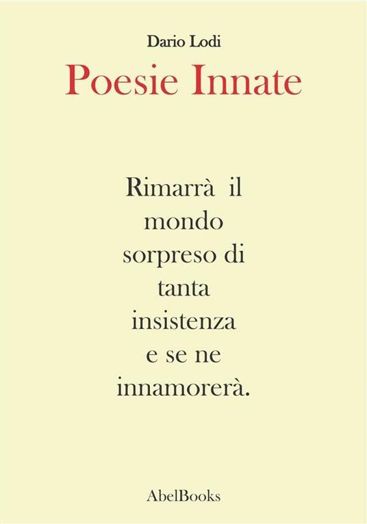 Poesie innate - Dario Lodi - ebook