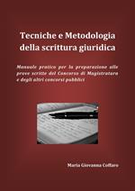 Tecniche e metodologia della scrittura giuridica